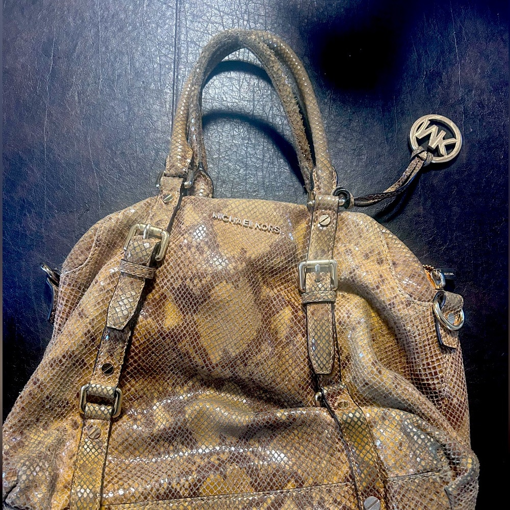 Michael Kora Python Pure. Bowling Ball Shape. - image 1